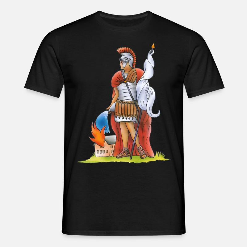 Florian - Männer T-Shirt - Schwarz