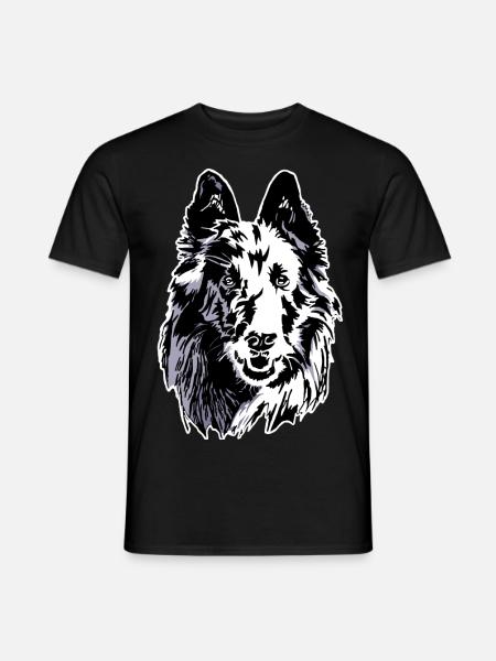 groenendael - Männer T-Shirt - Schwarz
