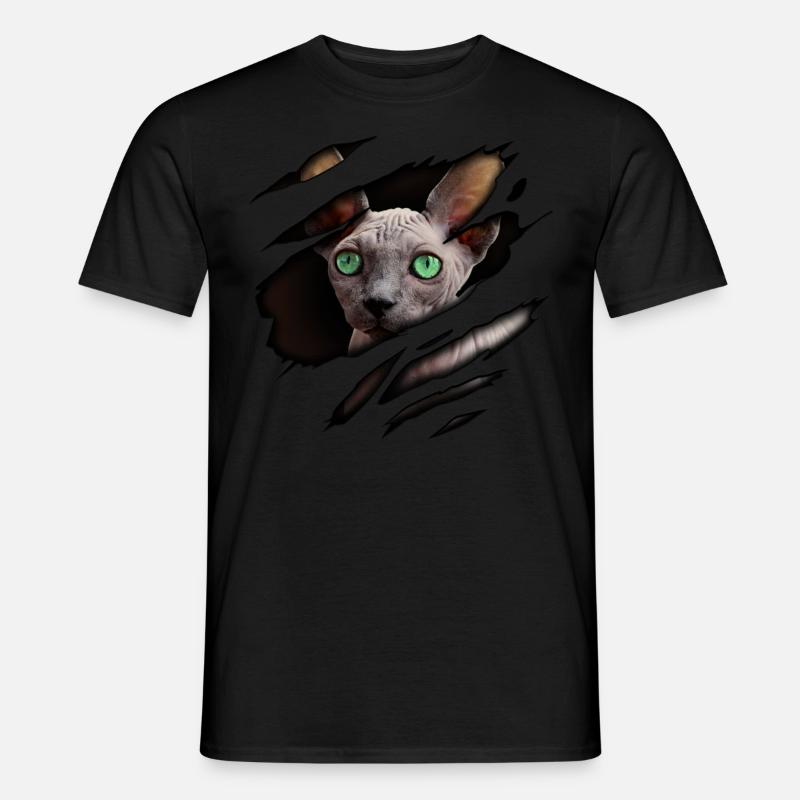 Sphynx Katze in mir - Männer T-Shirt - Schwarz