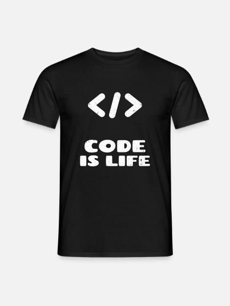 coding programmer gift idea - Men's T-Shirt - black