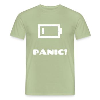 nerd geek gamer gamer gift idea - Men's T-Shirt - sage - Front - AI Model Male 178 light (178cm)