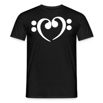 Basses musiciens basse- bassist de la musique cadeau - T-shirt homme - noir - Devant - AI Model Male 178 light (178cm)