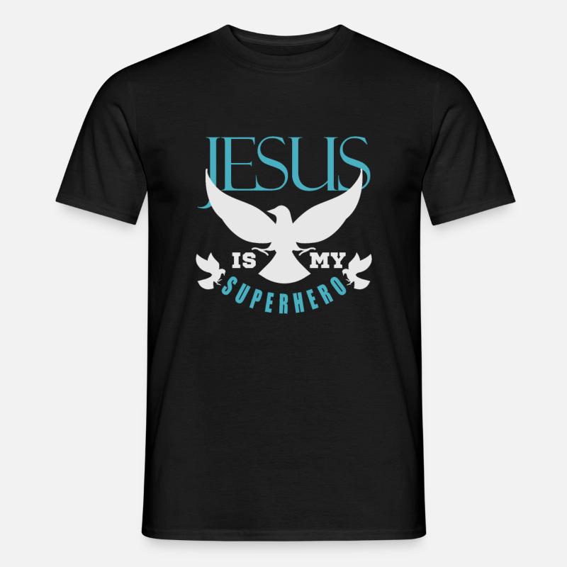 Jesus Christus - Männer T-Shirt - Schwarz