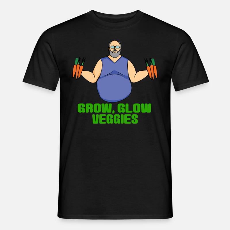 Gemüse Verkäufer - Männer T-Shirt - Schwarz