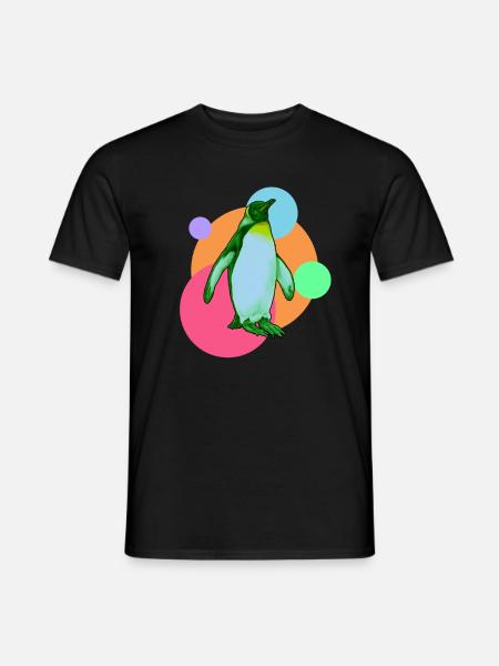 Penguin seabird South Pole - Men's T-Shirt - black