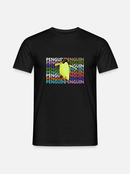 penguin - Men's T-Shirt - black
