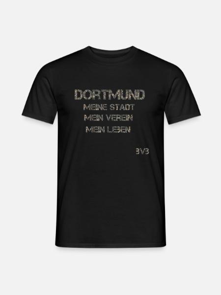 Dortmund Design - Männer T-Shirt - Schwarz