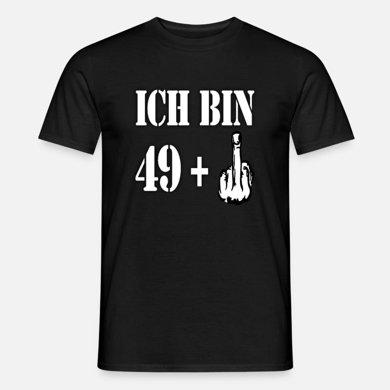 ICH BIN 49 GESCHENK - Männer T-Shirt - Schwarz