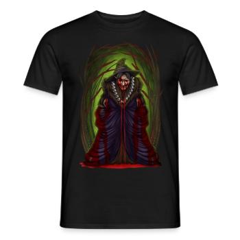 Halloween Hexe Kräuterhexe Magierin Zauberin - Männer T-Shirt - Schwarz - Vorne - AI Model Male 178 light (178cm)