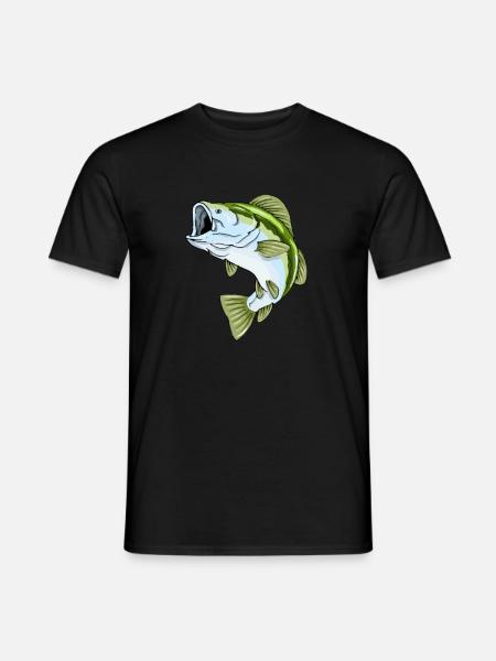Fishing fish fishing fishing sport fisherman - Men's T-Shirt - black