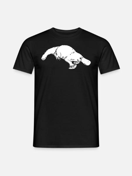 Platypus Tiergeschenk - Männer T-Shirt - Schwarz