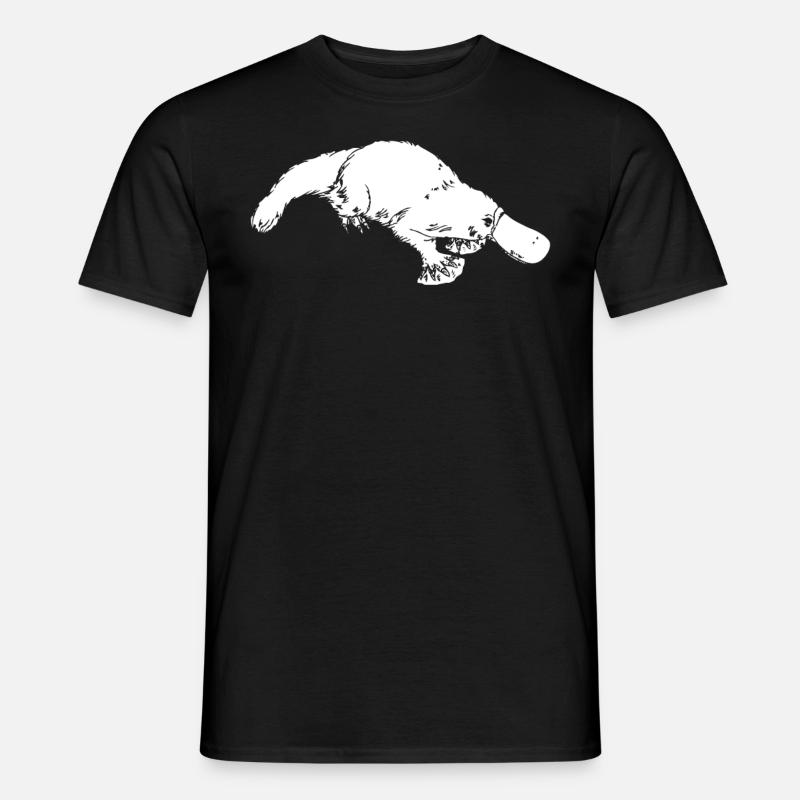 Platypus Tiergeschenk - Männer T-Shirt - Schwarz