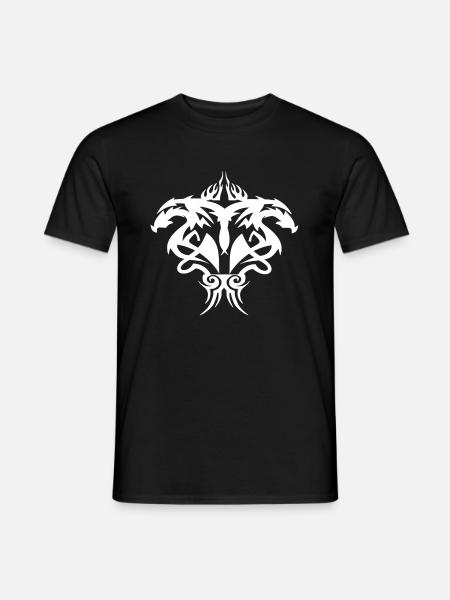 Tribal Tattoo , Kelten Symbol, shirt - T-shirt herr - svart