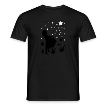 Sterntaler Silhouette - T-shirt homme - noir - Devant - AI Model Male 178 light (178cm)