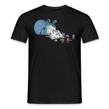 Klettern Chalk Bag Kletterer Bouldern Geschenk - Männer T-Shirt - Schwarz - Vorne - AI Model Male 178 light (178cm)
