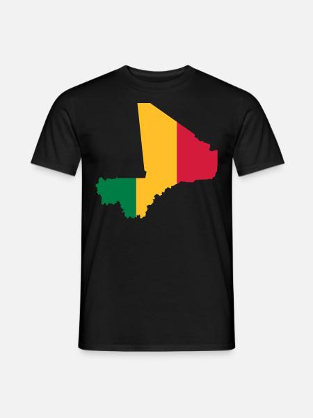 mali - T-shirt homme - noir