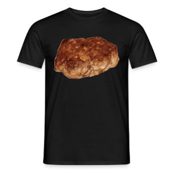 I love meatballs - shirt with meatball - Men's T-Shirt - black - Front - AI Model Male 178 light (178cm)