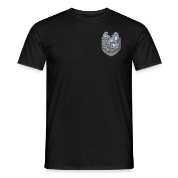 Seerobbe phoque marin lion de mer phoque cadeau - T-shirt homme - noir - Devant - AI Model Male 178 light (178cm)