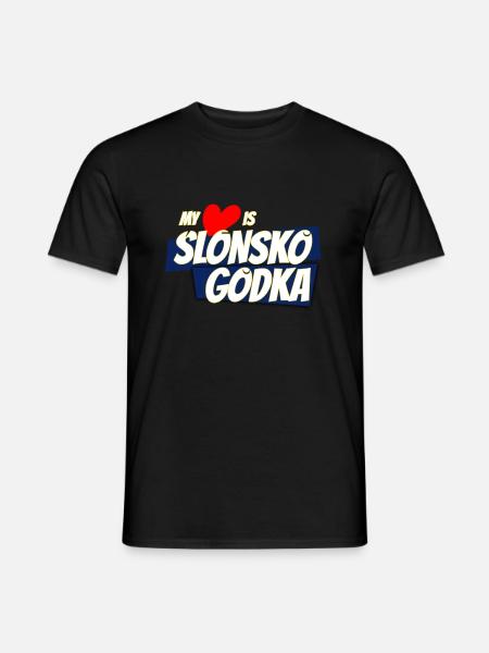 Silesian with slonsko godka - Men's T-Shirt - black