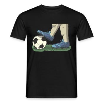 Crampons de football - T-shirt homme - noir - Devant - AI Model Male 178 light (178cm)