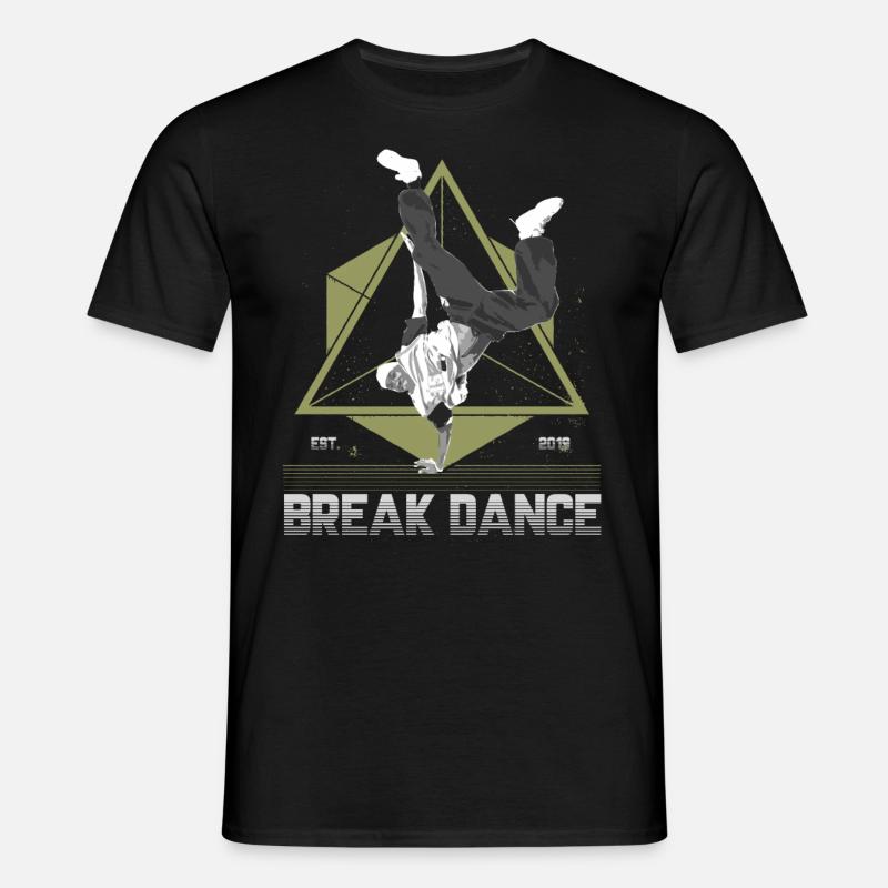 Retro breakdance cool gift - Men's T-Shirt - black