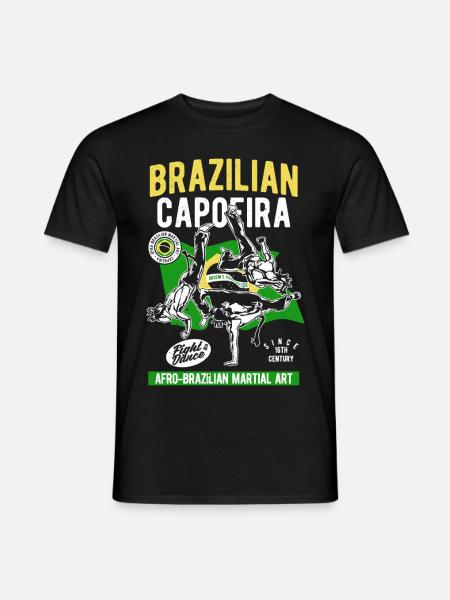 Brazilian Capoeira Afro Art - Männer T-Shirt - Schwarz