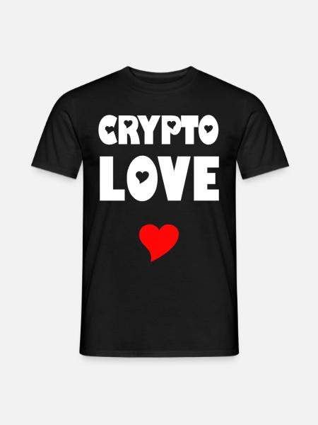 Crypto Love - Men's T-Shirt - black