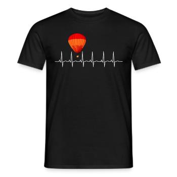 Balloonist tour de montgolfière - T-shirt homme - noir - Devant - AI Model Male 178 light (178cm)