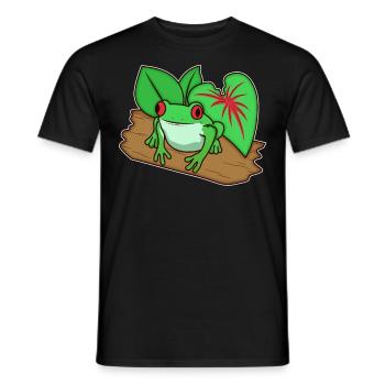 Frog Toad Animal Zoo Animal Park Jungle Gift - Men's T-Shirt - black - Front - AI Model Male 178 light (178cm)