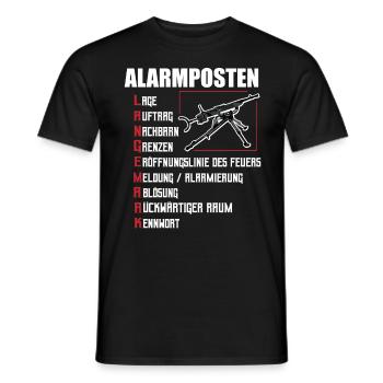 Consultation sur le transfert des forces armées allemandes LANGEMARK - T-shirt homme - noir - Devant - AI Model Male 178 light (178cm)