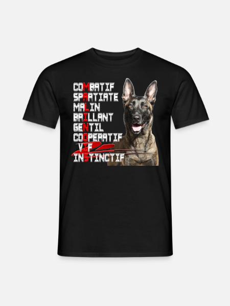 malinois - Men's T-Shirt - black
