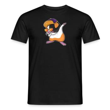 Dabbing Dab Danse Cadeau Cadeau Hamster Cochon d'Inde - T-shirt homme - noir - Devant - AI Model Male 178 light (178cm)