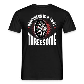 Darts games gift christmas birthday - Men's T-Shirt - black - Front - AI Model Male 178 light (178cm)