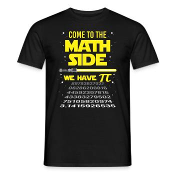 Lehrer Schule Uni Job Geschenk Weihnachten Mathe - Männer T-Shirt - Schwarz - Vorne - AI Model Male 178 light (178cm)