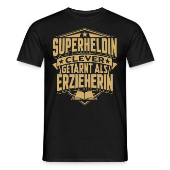 Erzieher Erzieherin Kindergarten Geschenk Abschied - Männer T-Shirt - Schwarz - Vorne - AI Model Male 178 light (178cm)