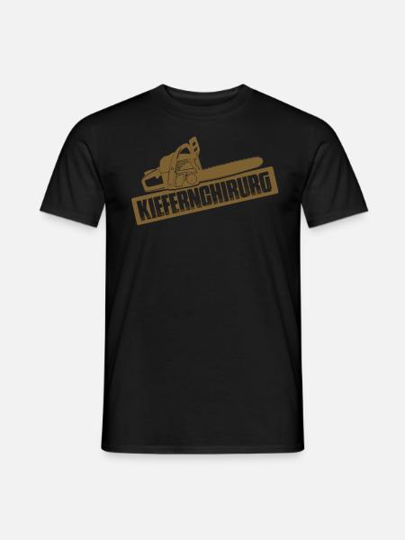 Holzfäller Förster Waldarbeiter Holz Geschenk - Männer T-Shirt - Schwarz