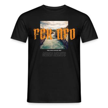 FCK AFD - Men's T-Shirt - black - Front - AI Model Male 178 light (178cm)