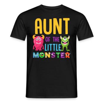 Cadeau d'anniversaire de Noël de la famille tante - T-shirt homme - noir - Devant - AI Model Male 178 light (178cm)