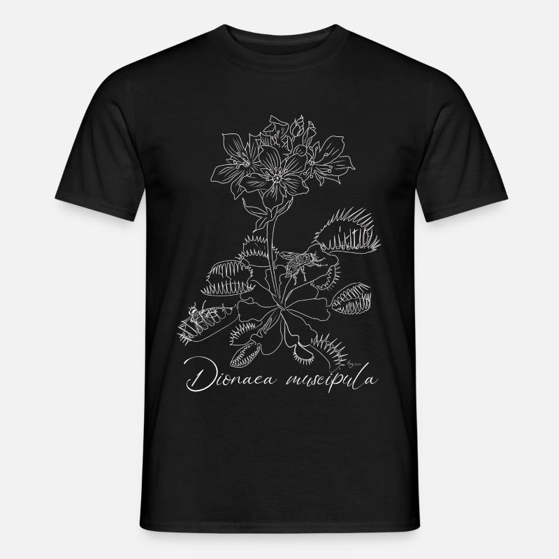 Dionaea muscipula - Männer T-Shirt - Schwarz