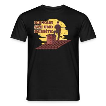 Schornsteinfeger Kaminkehrer ist ein Glücksbringer - Männer T-Shirt - Schwarz - Vorne - AI Model Male 178 light (178cm)