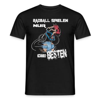 Fahrrad Radballer Radballspieler Radsport Sportler - Männer T-Shirt - Schwarz - Vorne - AI Model Male 178 light (178cm)
