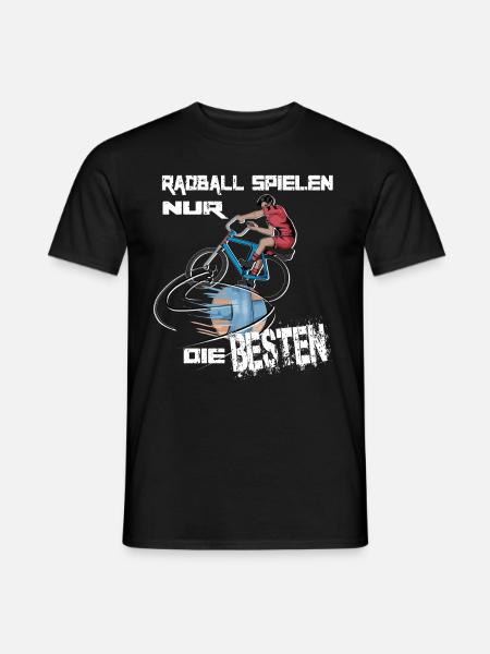 Fahrrad Radballer Radballspieler Radsport Sportler - Männer T-Shirt - Schwarz