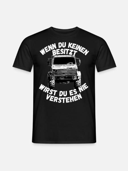 Unimog , Nutzfahrzeug, Lkw, Unimog 406, Traktor - Männer T-Shirt - Schwarz