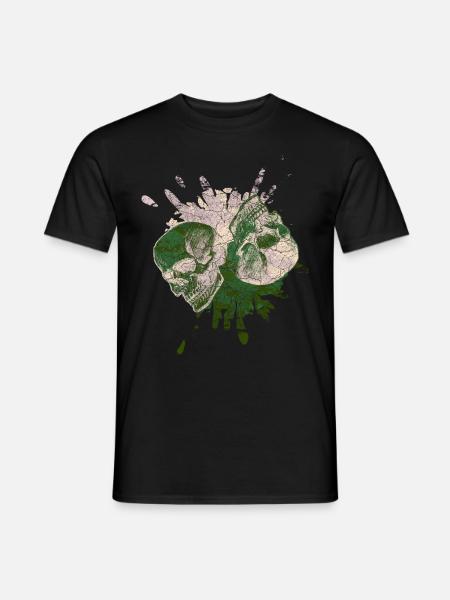 Kallon kallo, Yin ja Yangin kallo, Yin-Yang - Miesten T-paita - musta