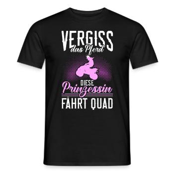 Diese Prinzessin Fährt Quad Quadfahrerin Geschenk - Männer T-Shirt - Schwarz - Vorne - AI Model Male 178 light (178cm)