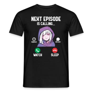 Anime Manga Fan Birthday Christmas Gift - Men's T-Shirt - black - Front - AI Model Male 178 light (178cm)