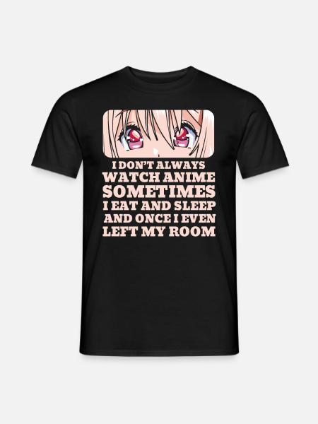 Anime Manga Theme Party Birthday Christmas Idea - Men's T-Shirt - black