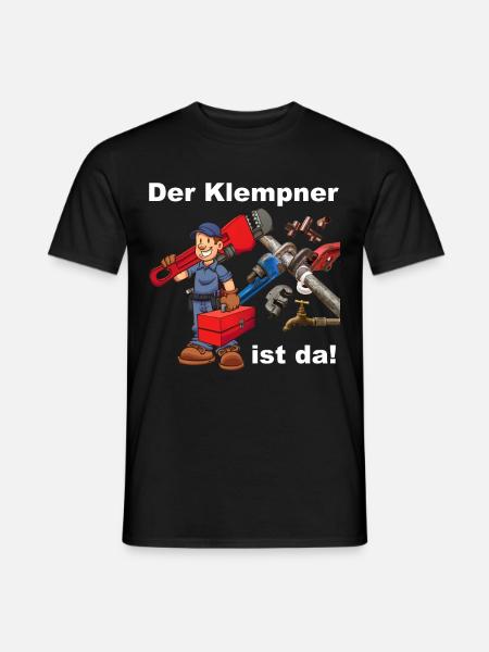 Der Klempner ist da! - Männer T-Shirt - 