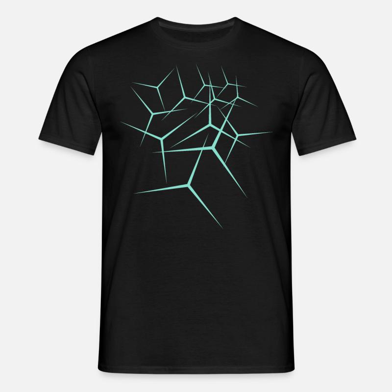 Pattern Star Graphics - Men's T-Shirt - black