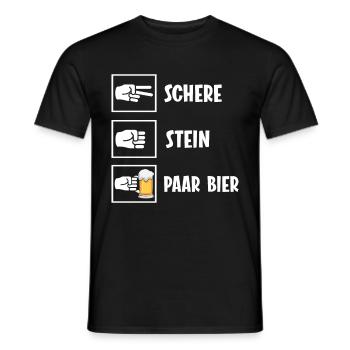 Bier Barkeeper Geburtstag Geschenk Weihnachten - Männer T-Shirt - Schwarz - Vorne - AI Model Male 178 light (178cm)